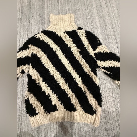NWT Zimmermann Cosmic Stripe Wool Blend Turtleneck Sweater - Picture 9 of 12